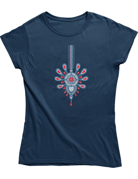 KOSZULKA DAMSKA WIOSENNA FOLKOWA PARZENICA