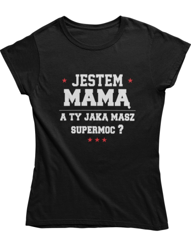 KOSZULKA DAMSKA DLA MAM SUPERMOC