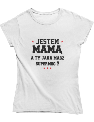 KOSZULKA DAMSKA DLA MAM SUPERMOC