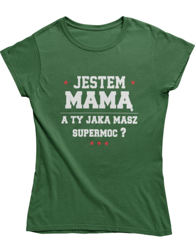KOSZULKA DAMSKA DLA MAM SUPERMOC