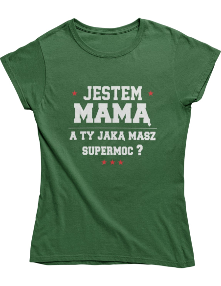 KOSZULKA DAMSKA DLA MAM SUPERMOC