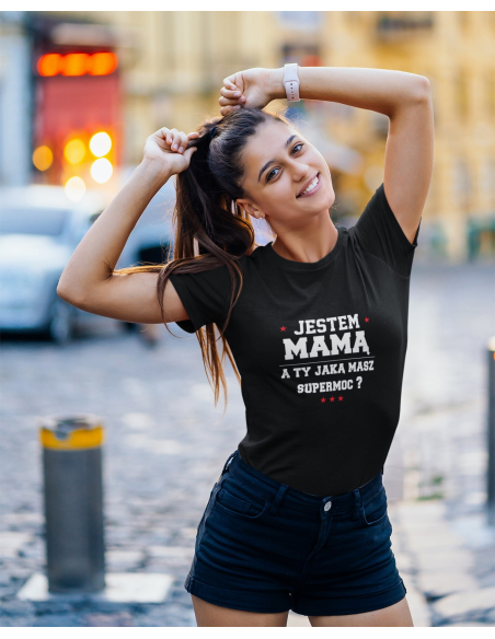 KOSZULKA DAMSKA DLA MAM SUPERMOC