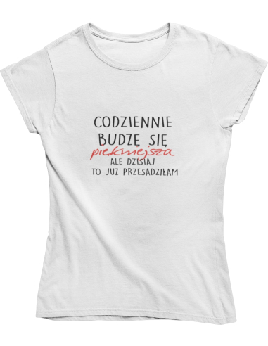 KOSZULKA DAMSKA DLA MAM "Codziennie...