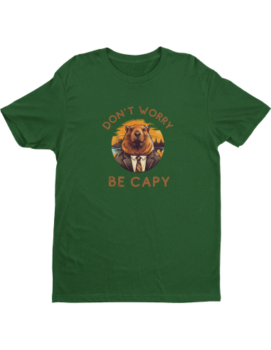 KOSZULKA MĘSKA Kapibara w garniturze