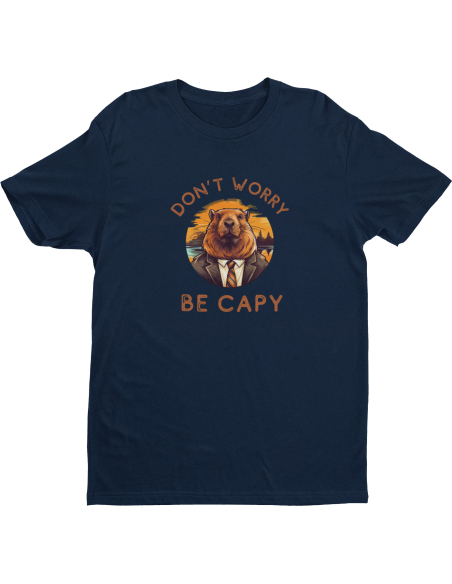 KOSZULKA MĘSKA Kapibara w garniturze