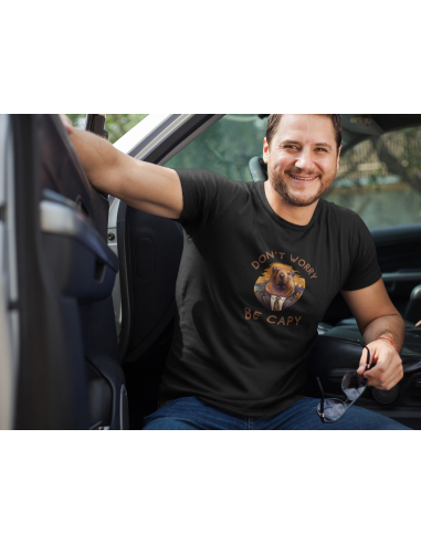 KOSZULKA MĘSKA Kapibara w garniturze