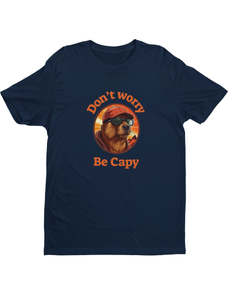 KOSZULKA MĘSKA Kapibara w czapce