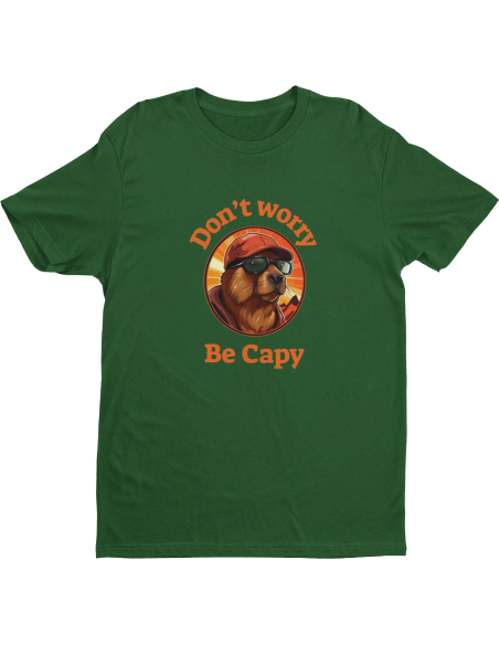 KOSZULKA MĘSKA Kapibara w czapce