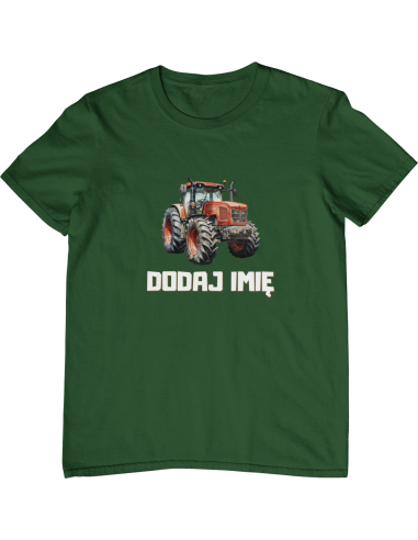 Koszulka DZIECIĘCA czerwony ciągnik z...