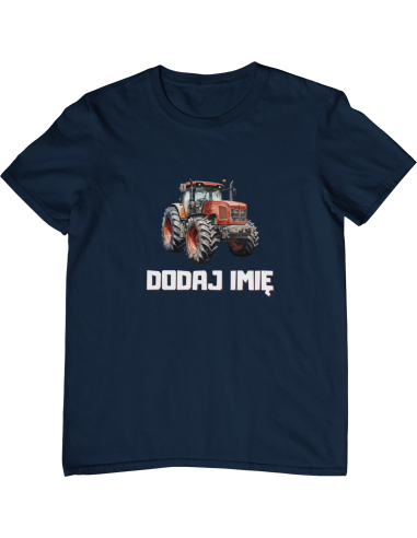 Koszulka DZIECIĘCA czerwony ciągnik z...