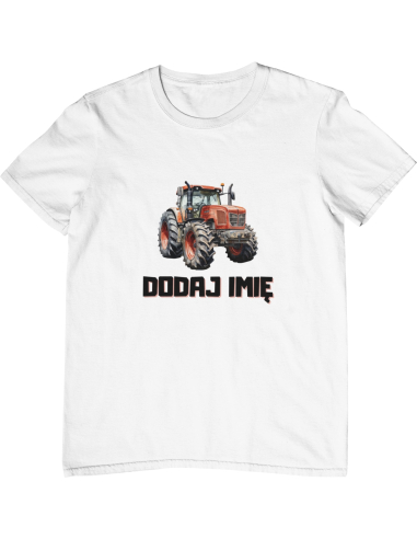 Koszulka DZIECIĘCA czerwony ciągnik z...