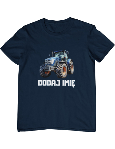 Koszulka DZIECIĘCA niebieski ciągnik...