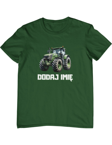 Koszulka DZIECIĘCA zielony ciągnik z...