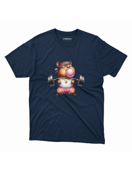 Koszulka DZIECIĘCA Kapibara podnosząca ciężary