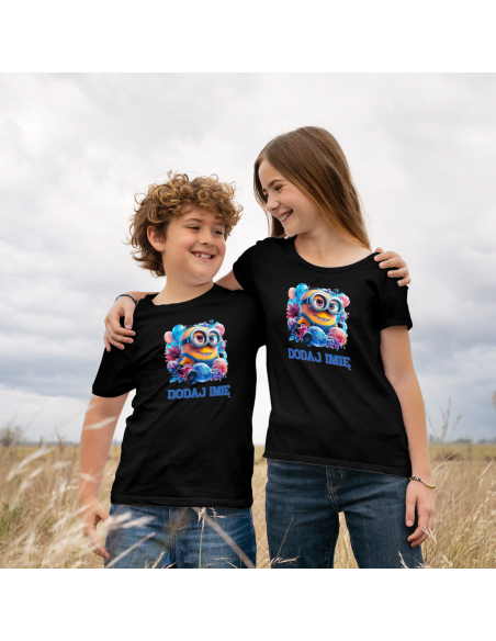 Koszulka DZIECIĘCA Super minionek z wybranym imieniem