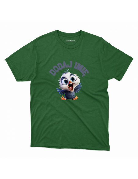 Koszulka DZIECIĘCA Niebieski pisklak z wybranym imieniem