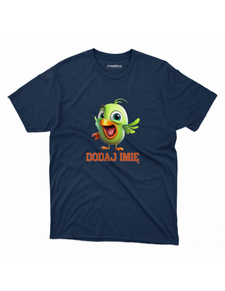 Koszulka DZIECIĘCA Zielony pisklak z wybranym imieniem