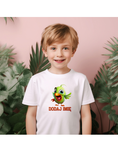 Koszulka DZIECIĘCA Zielony pisklak z...