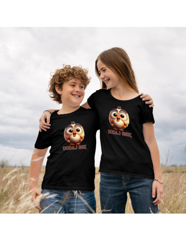 Koszulka DZIECIĘCA Szczęśliwy sowa z...