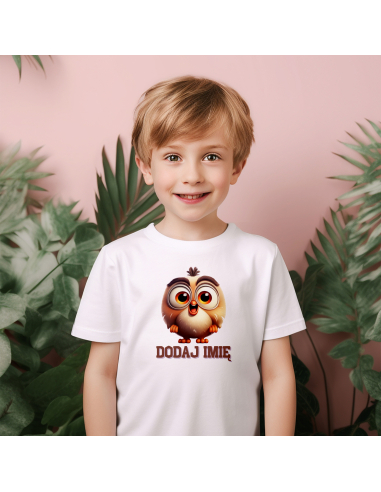 Koszulka DZIECIĘCA Szczęśliwy sowa z...