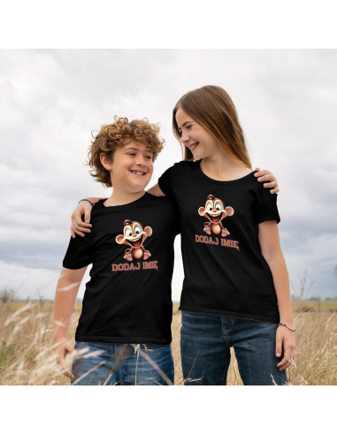 Koszulka DZIECIĘCA Szczęśliwa małpka...