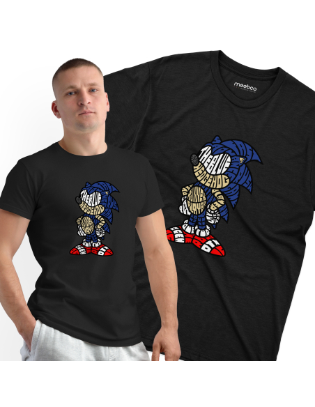 KOSZULKA MĘSKA The Blue Headgehog