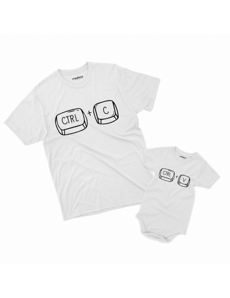 KOSZULKA MĘSKA + KOSZULKA LUB BODY DZIECIĘCE CTRL + C i CTRL + V