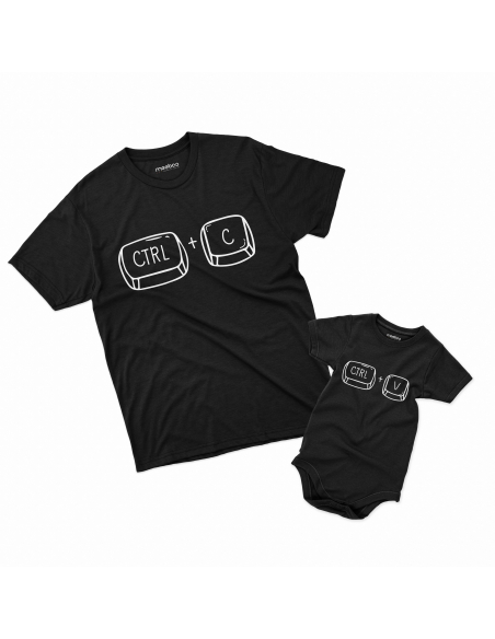 KOSZULKA MĘSKA + KOSZULKA LUB BODY DZIECIĘCE CTRL + C i CTRL + V