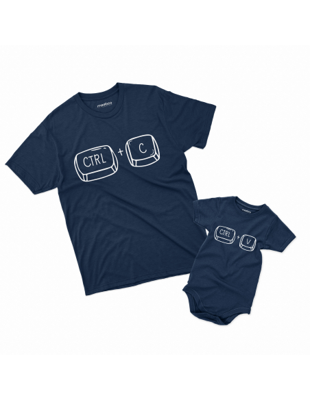 KOSZULKA MĘSKA + KOSZULKA LUB BODY DZIECIĘCE CTRL + C i CTRL + V