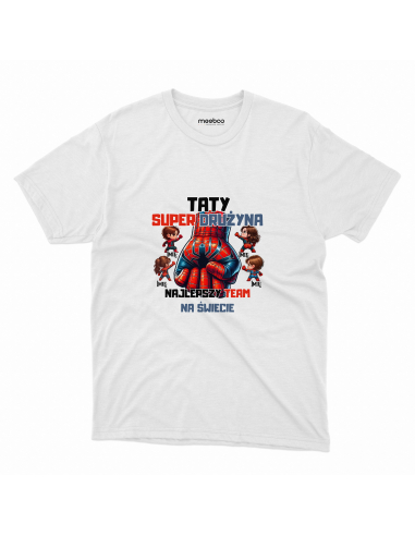 KOSZULKA MĘSKA Spiderman drużyna taty