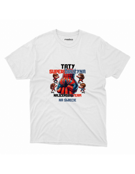 KOSZULKA MĘSKA Spiderman drużyna taty