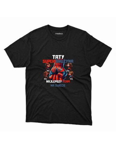 KOSZULKA MĘSKA Spiderman drużyna taty