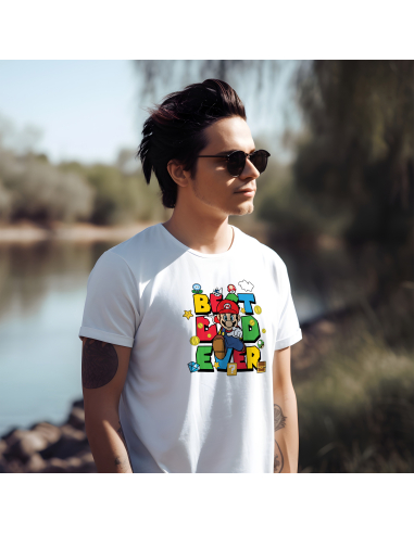 KOSZULKA MĘSKA Tata Super Mario