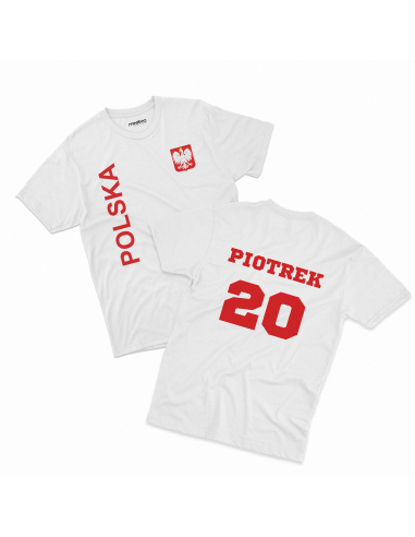 KOSZULKA MĘSKA Kibic POLSKI z Twoim...