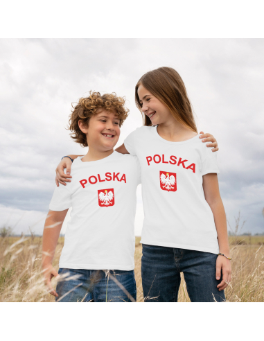 Koszulka DZIECIĘCA Kibicuje POLSCE