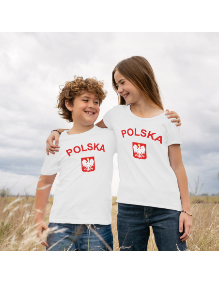 Koszulka DZIECIĘCA Kibicuje POLSCE