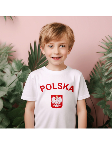 Koszulka DZIECIĘCA Kibicuje POLSCE