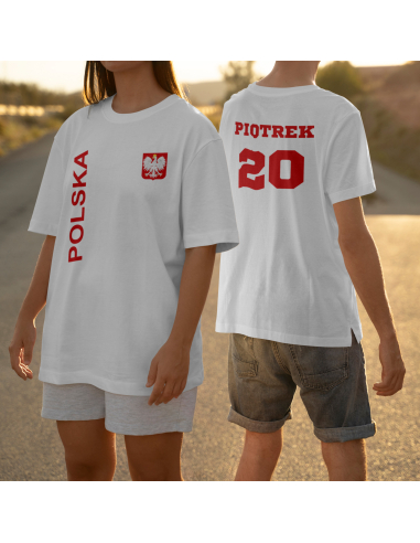 Koszulka DZIECIĘCA Kibic POLSKI z...