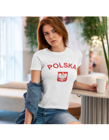 KOSZULKA DAMSKA Kibicuje POLSCE