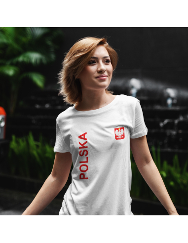 KOSZULKA DAMSKA Kibic POLSKI z Twoim...