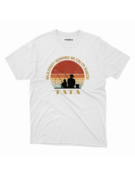 KOSZULKA MĘSKA Wędkarz Tata i Syn