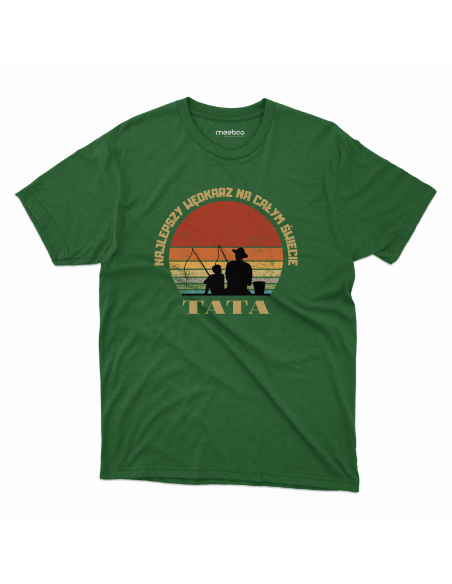 KOSZULKA MĘSKA Wędkarz Tata i Syn