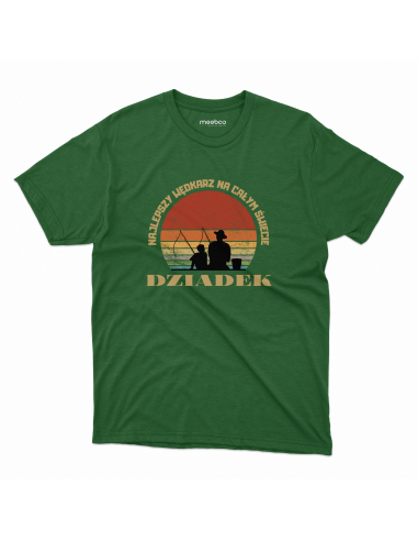 KOSZULKA MĘSKA Wędkarz Dziadek i Wnuk