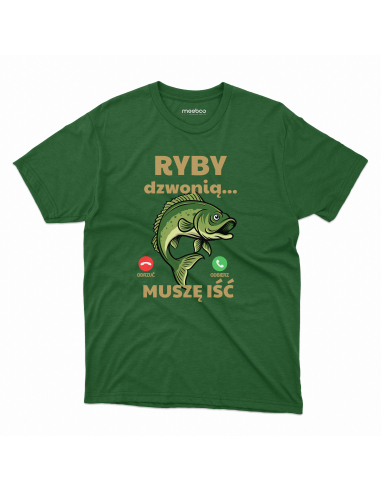 KOSZULKA MĘSKA Ryby dzwonią, muszę iść