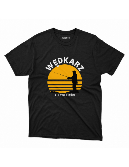 KOSZULKA MĘSKA Wędkarz z krwi i ości