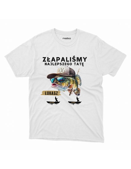 KOSZULKA MĘSKA Złapaliśmy najlepszego tatę