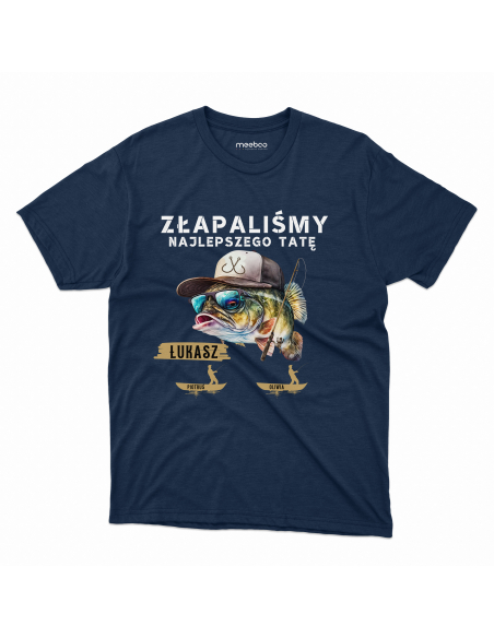KOSZULKA MĘSKA Złapaliśmy najlepszego tatę