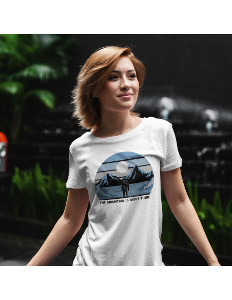 KOSZULKA DAMSKA The mountain is right there