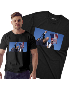 KOSZULKA MĘSKA Trump gest...