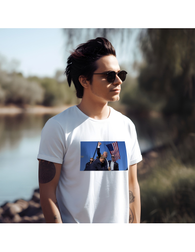 KOSZULKA MĘSKA Trump gest walki